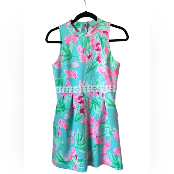 Lilly Pulitzer Other - Lilly Pulitzer girls Isn’t She Lovely fit & flare dress size 16, scuba material.